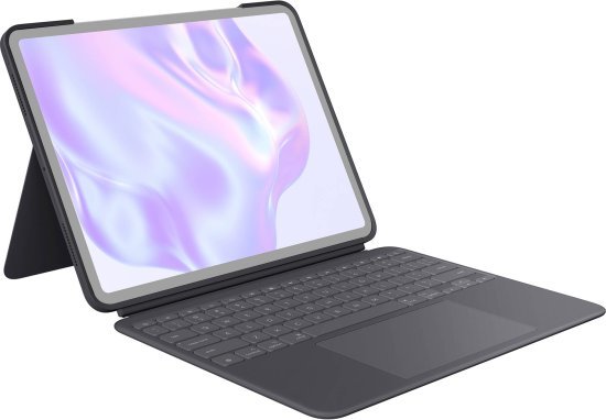 424693_b_1.jpg מציאון ועודפים - כיסוי מקלדת Logitech Combo Touch ל- Apple iPad Pro 13 Inch (M4) - צבע Graphite - שפה עברית ואנגלית