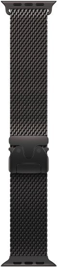 מציאון ועודפים - רצועת Titanium Milanese Loop לשעון Apple Watch 49mm צבע Black - מידה Small