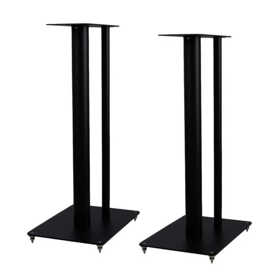 זוג מעמדים רצפתיים לרמקולים דגם 3030FS מבית Q Acoustics - צבע שחור