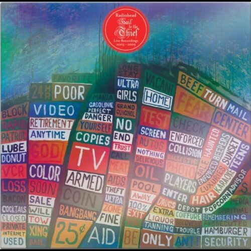 Radiohead - Hail To The Thief Live Recordings 2003-2009 Red Vinyl LP - תקליט אדום