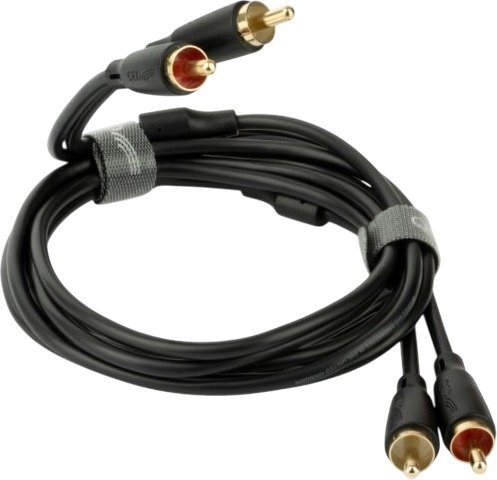 כבל אודיו אנלוגי (2x RCA) Phono to Phono Cable סדרת Connect מבית QED - אורך 1.5 מטר