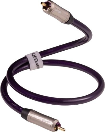 כבל אודיו דיגיטלי (RCA) Digital Audio 40 סדרת Reference מבית QED - אורך 0.6 מטר