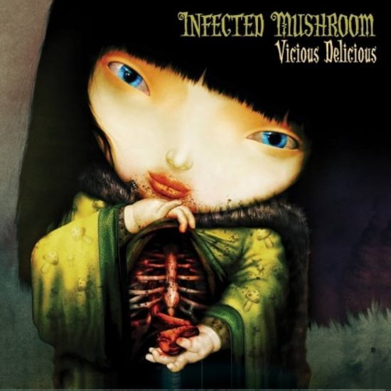 אלבום כפול Infected Mushroom - Vicious Delicious Colored Vinyl 2LPs - תקליט צבעוני