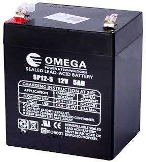426984_b_1.jpg סוללת עופרת חומצה OMEGA 12V 5AH