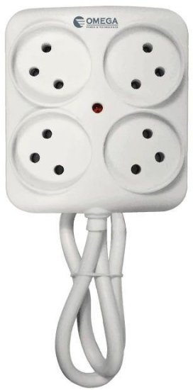 מפצל T4 מרובע עם כבל 30 ס''מ Omega