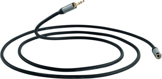כבל מאריך 3.5 מ''מ זכר ל-3.5 מ''מ נקבה סדרת Performance מבית QED - אורך 3 מטר