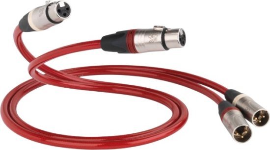 כבל XLR אנלוגי XLR 40 Analogue סדרת Reference מבית QED - אורך 3 מטר