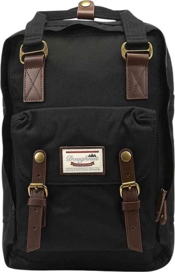 תיק גב בנפח 16 ליטר דגם Macaroon מבית Doughnut - צבע שחור / חום