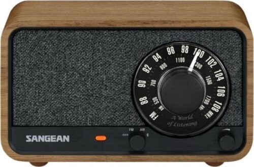 רדיו נייד מעץ עם קישוריות SANGEAN WR-8 Bluetooth - צבע Vintage Walnut