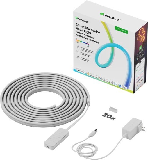 רצועת תאורה חכמה מבית Nanoleaf - אורך 5 מטר