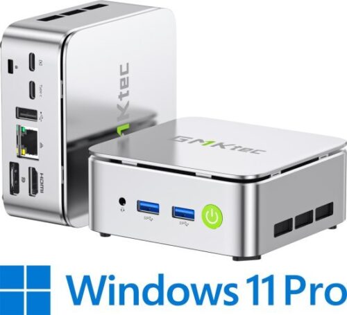 מחשב מיני דגם Gmktec NucBox G10 - צבע אפור