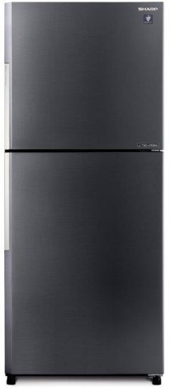 מקרר 2 דלתות מקפיא עליון אינוורטר 430 ליטר Sharp No-Frost SJ-2430 - נירוסטה מושחרת