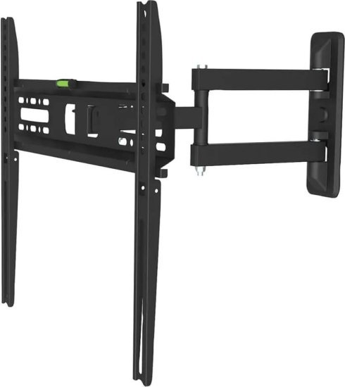 מתקן תלייה דו-מפרקי למסכים 32''-60'' דגם MTV-55SWIVEL מבית GPT - צבע שחור