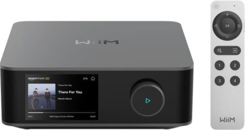 מגבר סטריאו חכם WiiM Amp Ultra - צבע אפור כהה