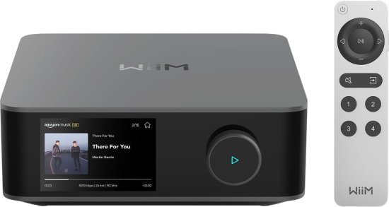 מגבר סטריאו חכם WiiM Amp Ultra - צבע אפור כהה