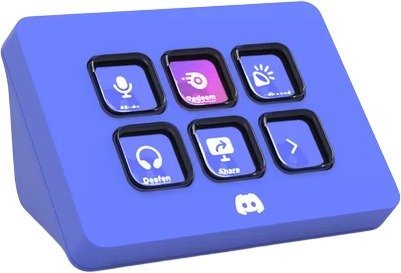 429956_b_1.jpg בקר עזר לסטרימינג Elgato Stream Deck Mini: Discord Edition - צבע Blurple