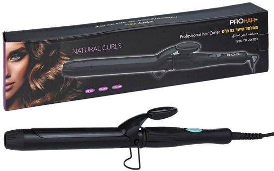 ProHair+ - מסלסל שיער מקצועי קוטר 32 מ''מ