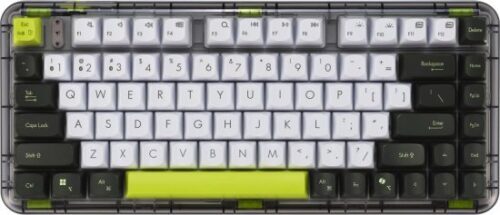 מקלדת מכנית אלחוטית ASUS Jelly75 KD201 - צבע Volt Green - מתג מסוג לינארי