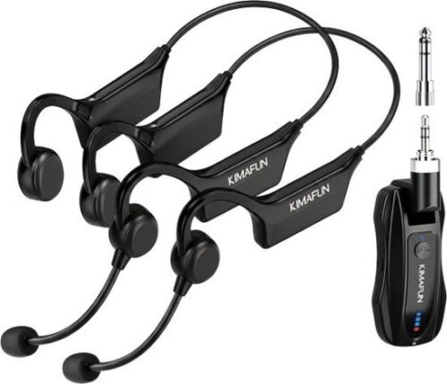 זוג מיקרופוני מדונה אלחוטיים ועמידים למים +KimaFun Freedom 9100