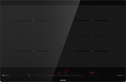 כיריים אינדוקציה 4 משטחי חימום 80 ס''מ Gorenje OmniFlex IQ IS846BG - תלת פאזי - זכוכית שחורה