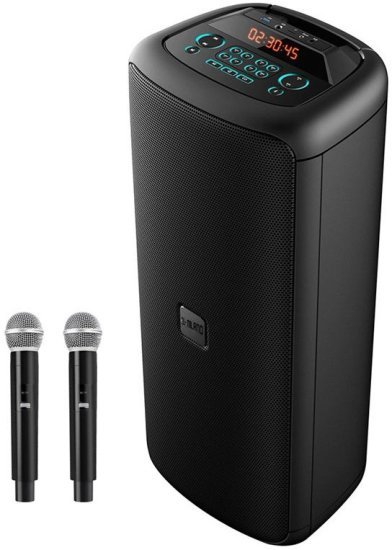 בידורית נטענת “2X10 + שני מיקרופונים אלחוטיים ושלט רחוק QL Milano TOWER-210 V2 400W