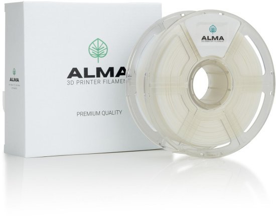 סליל הדפסה (פילמנט) 1.75 מ”מ / 1 ק”ג דגם ABS+ (PRO) מבית ALMA - צבע טבעי