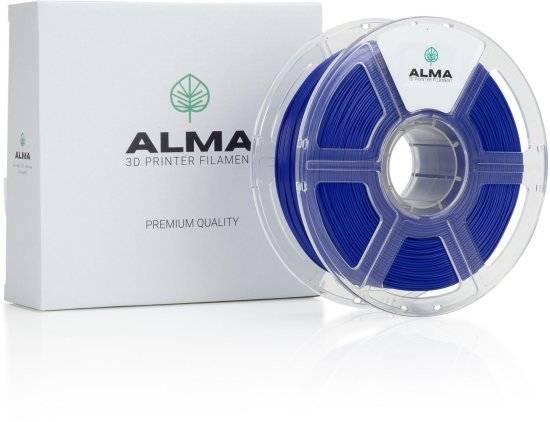 סליל הדפסה (פילמנט) 1.75 מ”מ / 1 ק”ג דגם ABS+ (PRO) מבית ALMA - צבע כחול
