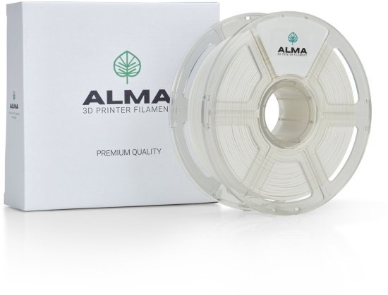 סליל הדפסה (פילמנט) 1.75 מ”מ / 1 ק”ג דגם ABS+ (PRO) מבית ALMA - צבע לבן