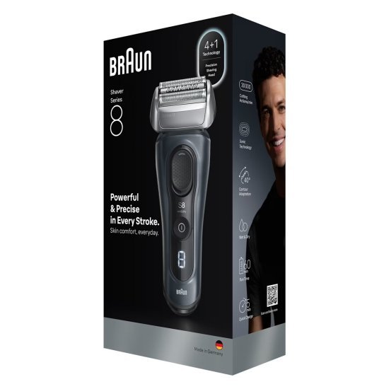 מכונת גילוח חשמלית (יבש ורטוב) Braun Series 8 Wet & Dry