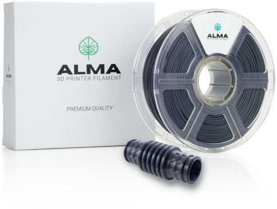 435337_b_1.jpg סליל הדפסה (פילמנט) 1.75 מ”מ / 1 ק”ג דגם TPU95A מבית ALMA - צבע אפור