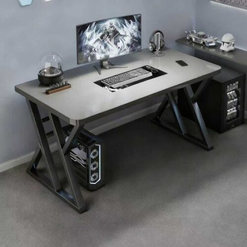 שולחן גיימינג ברוחב 100 ס''מ דגם RSM-2026 מבית Rosso Italy - צבע אפור