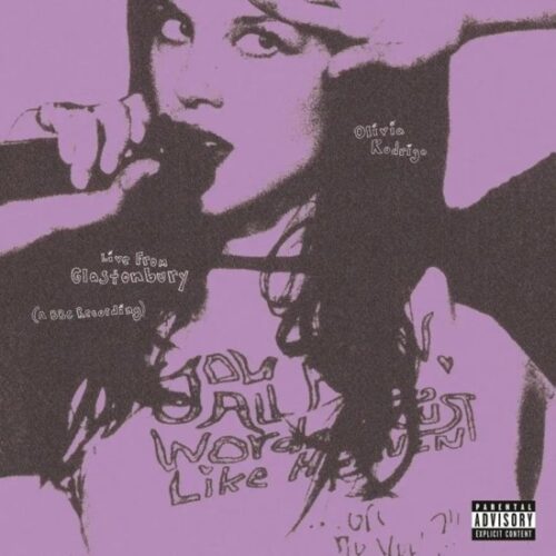 אלבום כפול Olivia Rodrigo - Live From Galstobury BBC Recording Coloured Vinyl 2LPs - תקליט צבעוני