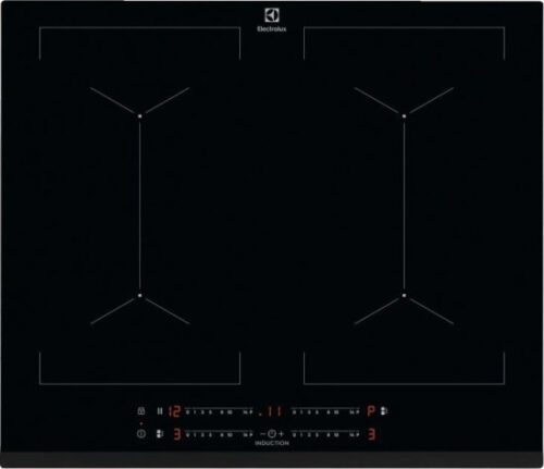 כיריים אינדוקציה Multizone עם 4 משטחי חימום 59 ס''מ 7350W דגם LIV64440CB מבית Electrolux - צבע שחור - תוצרת גרמניה