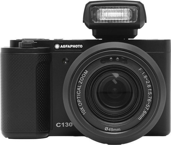 מצלמה דיגיטלית קומפקטית AgfaPhoto Realishot C130 - צבע שחור