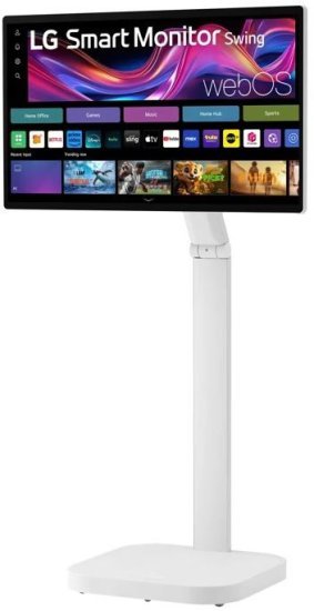 מסך חכם על גלגלים ''LG 32U889SA-W Swing UHD 4K IPS 31.5