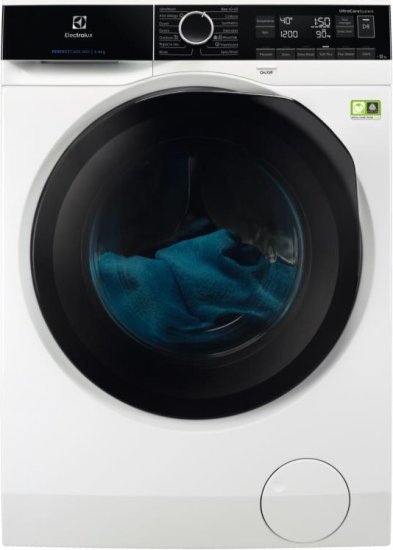 מכונת כביסה פתח חזית 9 ק''ג 1400 סל''ד Electrolux PerfectCare 800 EW8F1948MBM - צבע לבן