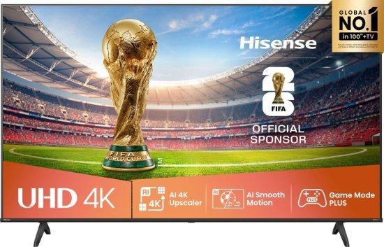 טלוויזיה חכמה 50 אינץ' Hisense UHD 4K Smart TV DLED 50A69Q