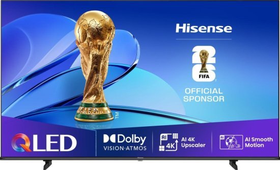 טלוויזיה חכמה 55 אינץ' Hisense UHD 4K Smart TV QLED+DLED 55E79Q