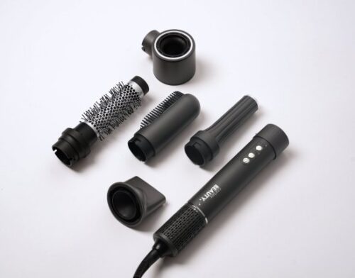 מעצב שיער חשמלי דגם Air Styler 5In1 - צבע שחור