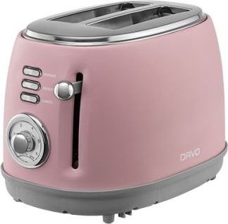 437622_b_1.jpg מצנם רטרו 2 פרוסות 850W דגם DRT701 מבית Davo - צבע ורוד