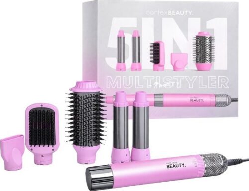 Cortex - מעצב שיער חשמלי 5 ב-1 AirFusion - צבע ורוד