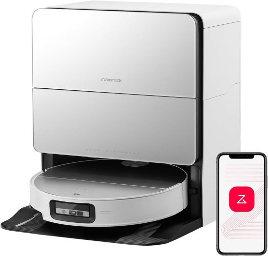 מציאון ועודפים - ‏שואב אבק שוטף רובוטי Roborock Saros 10 - צבע לבן - שנתיים אחריות