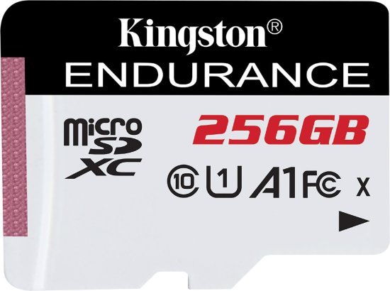 438654_b_1.jpg כרטיס זכרון Kingston Micro SDXC High Endurance UHS-I U1 Class-10 Card - נפח 256GB