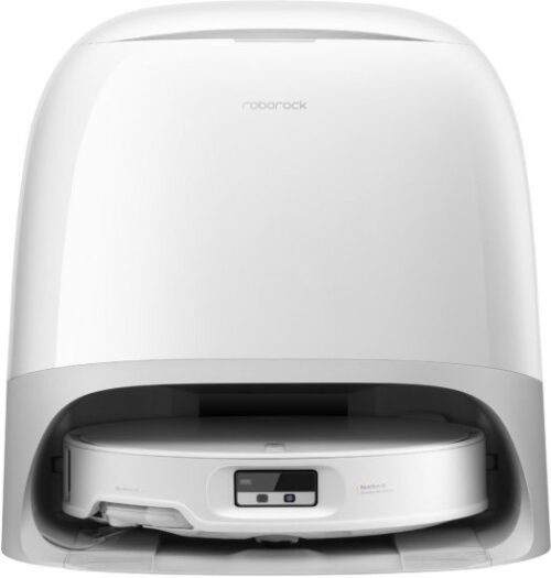 ‏שואב אבק רובוטי Roborock QRevo Curv 2 ProX - צבע לבן