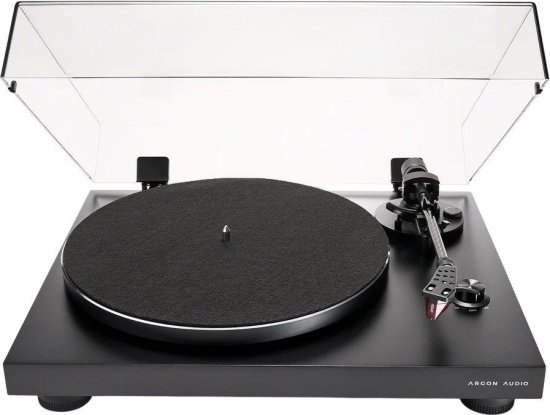 פטיפון Argon Audio TT-3 Plus - צבע שחור