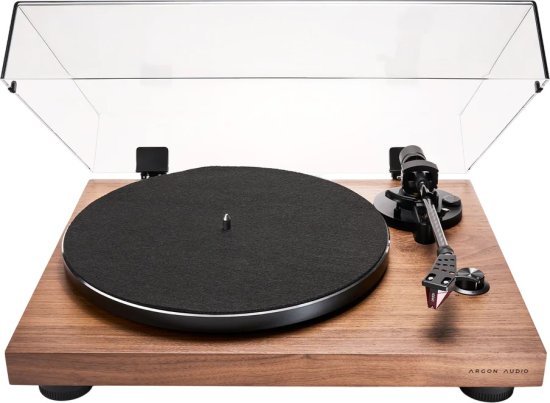 פטיפון Argon Audio TT-3 Plus - צבע אגוז