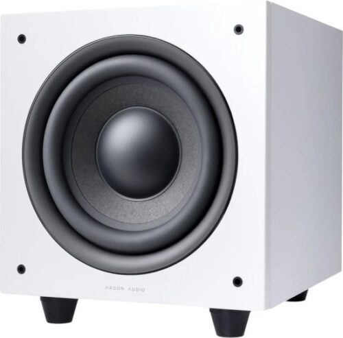 סאבוופר אקטיבי Argon Audio MALMO SUB 8 - צבע לבן - עם וופר 8 אינץ'