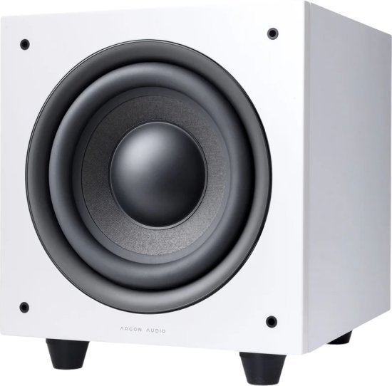 סאבוופר אקטיבי Argon Audio MALMO SUB 8 - צבע לבן - עם וופר 8 אינץ'