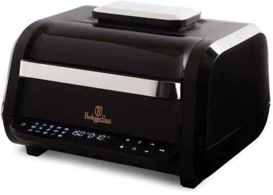 מאסטר גריל חכם 16 ב-1 Berlinger Haus BH9667 Grill & Air Fryer 1700W - צבע שחור / רוז גולד