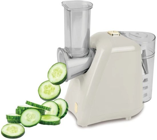 חותך ירקות חשמלי 5 ב-1 Berlinger Haus BH9590 SliceMaster 150W - צבע קרם